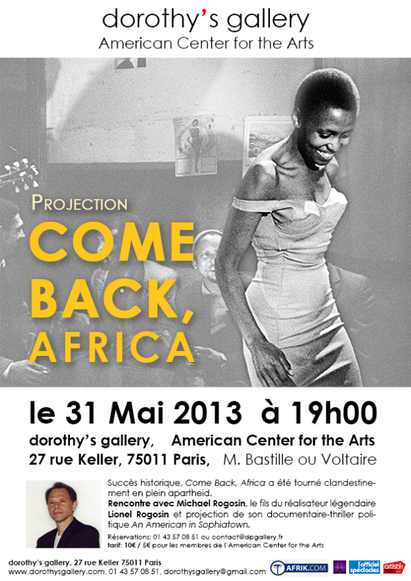 [Redif’] « Come Back, Africa », par Lionel Rogosin