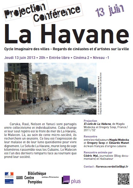 [Redif’] « El Sofa de la Habana » – Projection à Paris